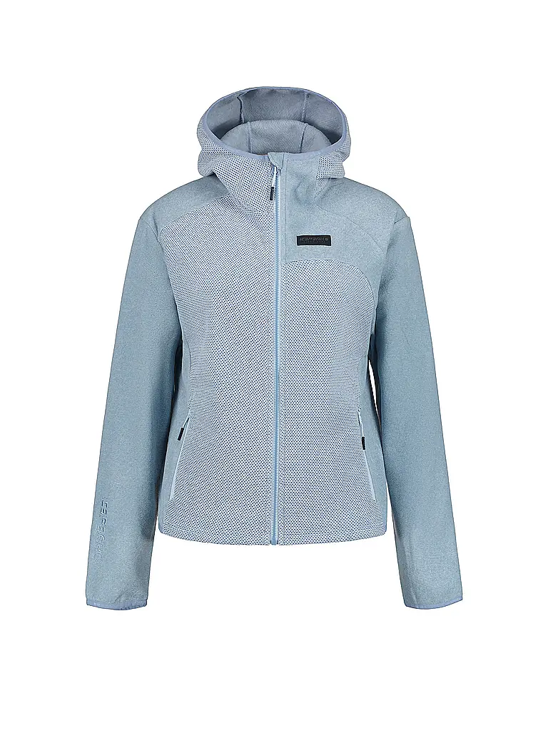 ICEPEAK | Chaqueta polar con capucha Bradgate para mujer | Azul claro