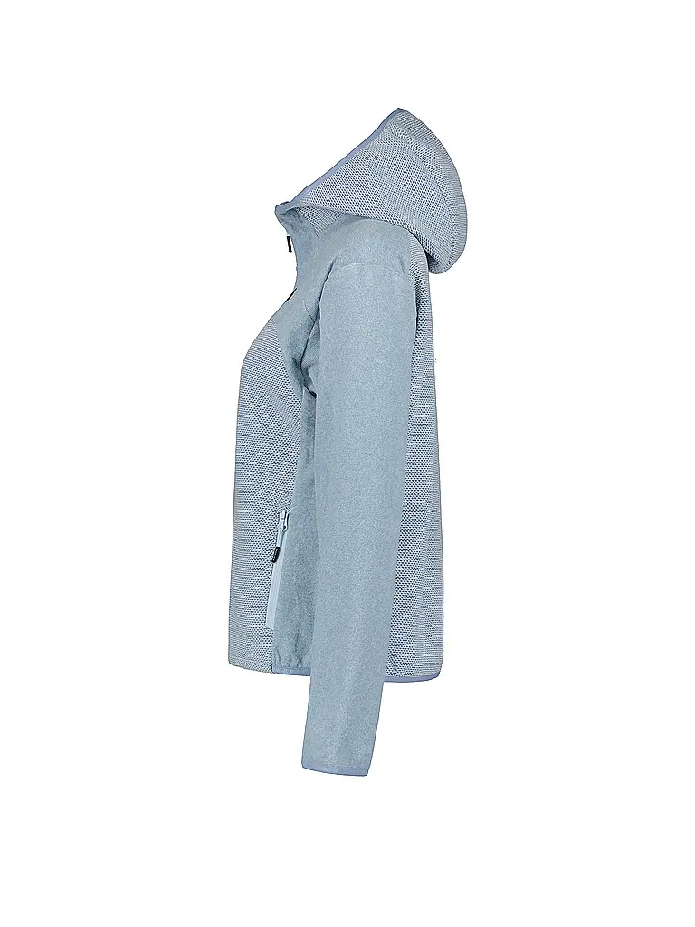 ICEPEAK | Chaqueta polar con capucha Bradgate para mujer | Azul claro