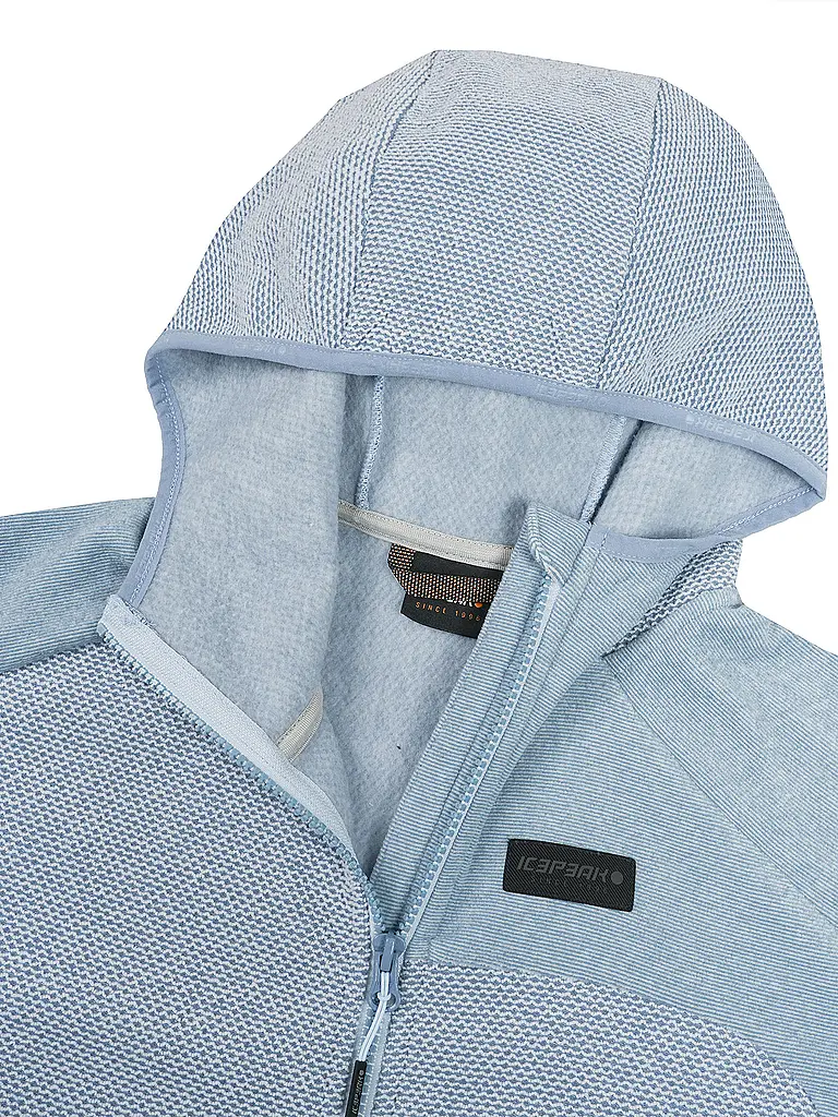 ICEPEAK | Chaqueta polar con capucha Bradgate para mujer | Azul claro