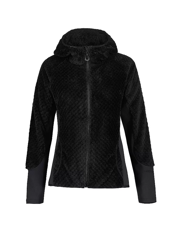 ICEPEAK | Chaqueta polar con capucha Daisetta para mujer | Negro