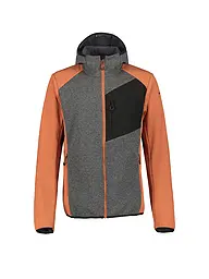 ICEPEAK | Chaqueta polar de senderismo para hombre Danfort con capucha | Naranja