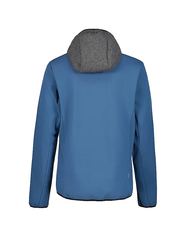ICEPEAK | Chaqueta polar de senderismo para hombre Danfort con capucha | Azul
