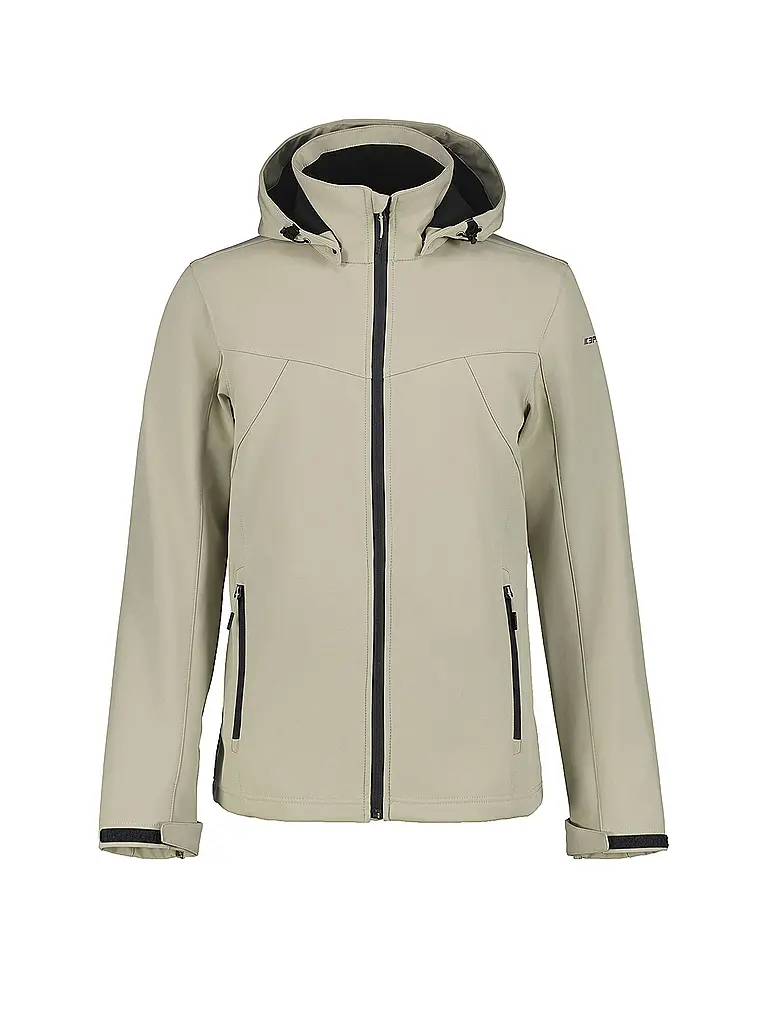 ICEPEAK | Chaqueta softshell Brimfield con capucha para hombre | Crema