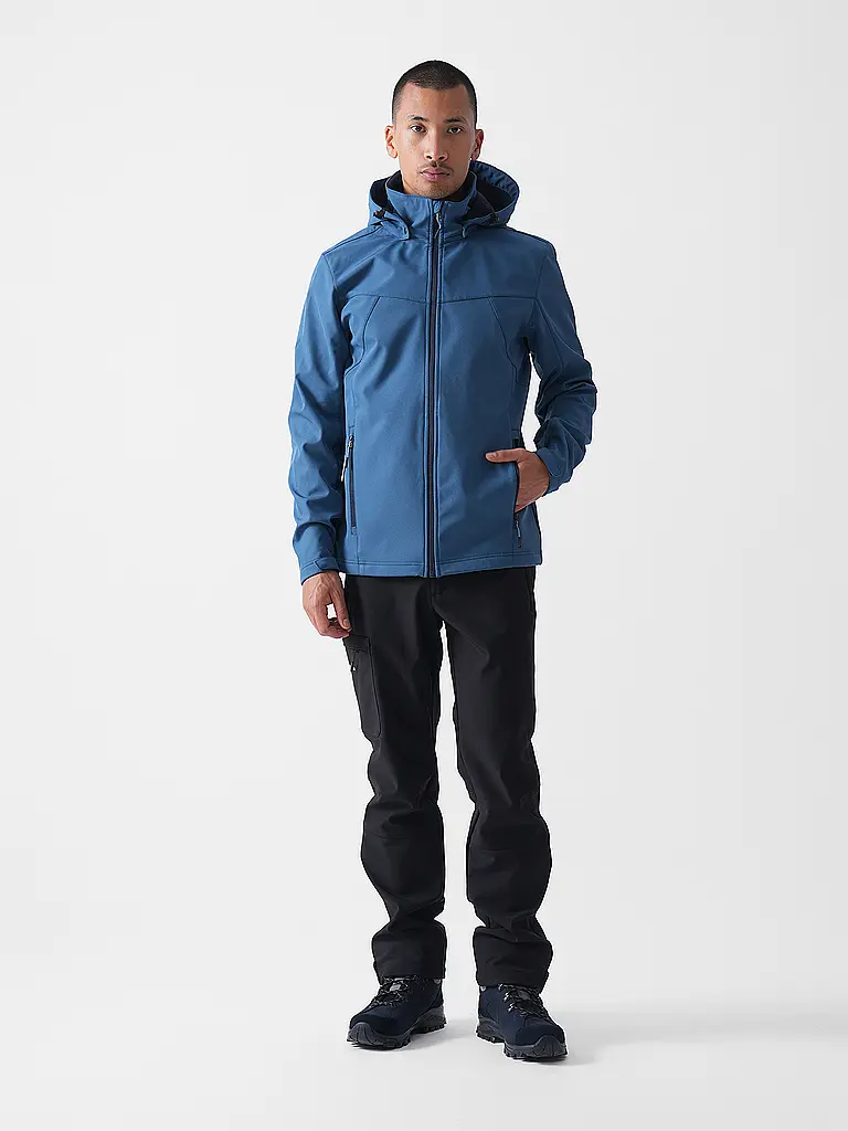 ICEPEAK | Chaqueta softshell Brimfield con capucha para hombre | Azul