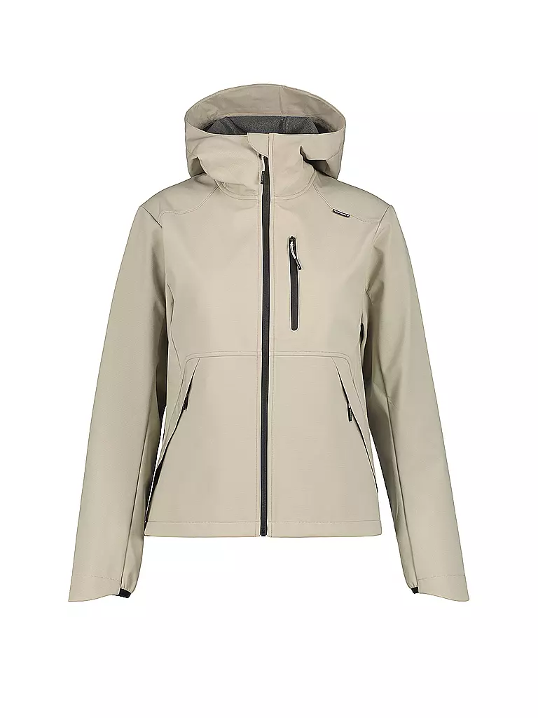 ICEPEAK | Chaqueta softshell Burnet con capucha para mujer | Beige