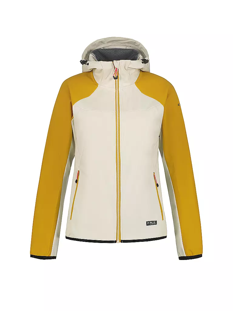 ICEPEAK | Chaqueta softshell con capucha Braden para mujer | Crema