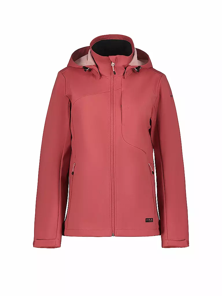 ICEPEAK | Chaqueta softshell con capucha Burnet para mujer | Coral