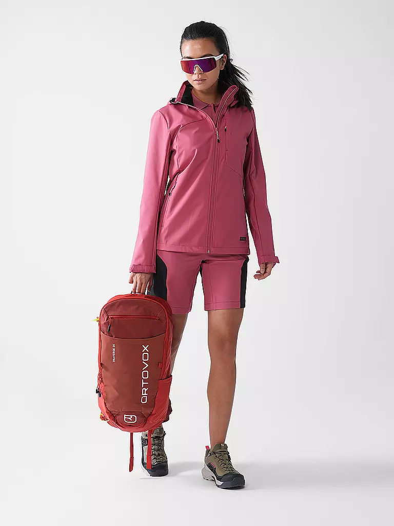 ICEPEAK | Chaqueta softshell con capucha Burnet para mujer | Coral