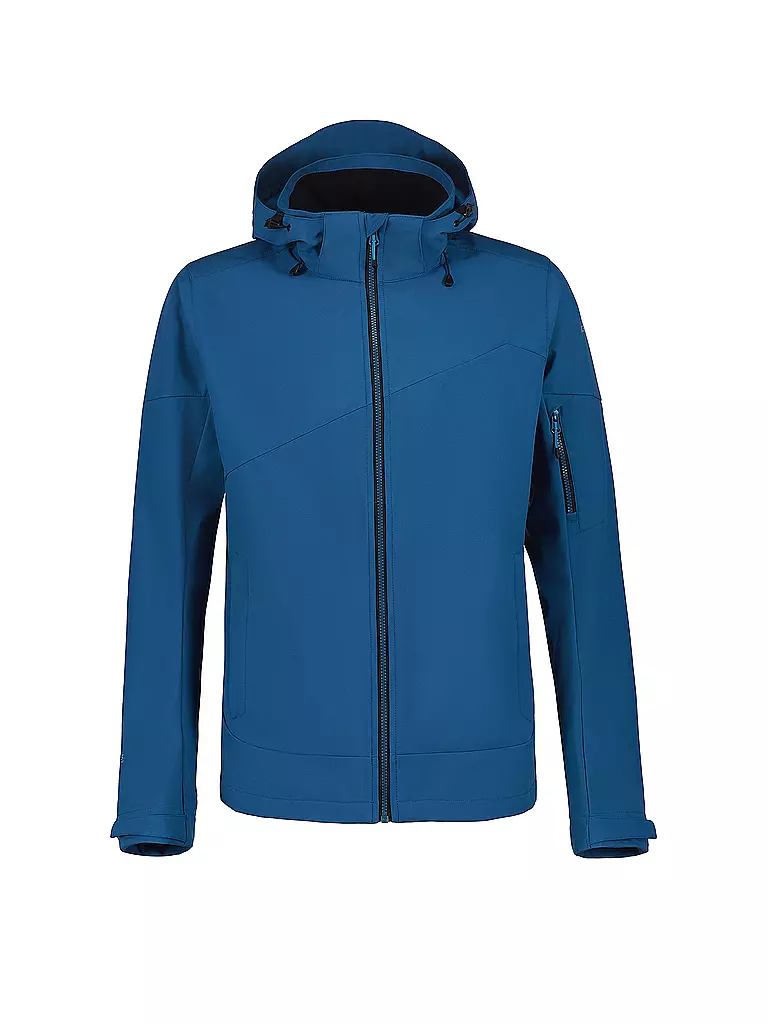 ICEPEAK | Chaqueta softshell para hombre Barmstedt con capucha | Azul