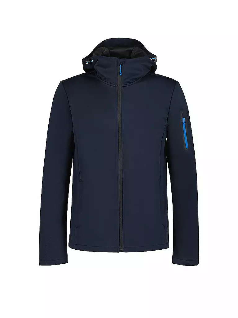 ICEPEAK | Chaqueta softshell para hombre Brinsmade con capucha | Azul oscuro