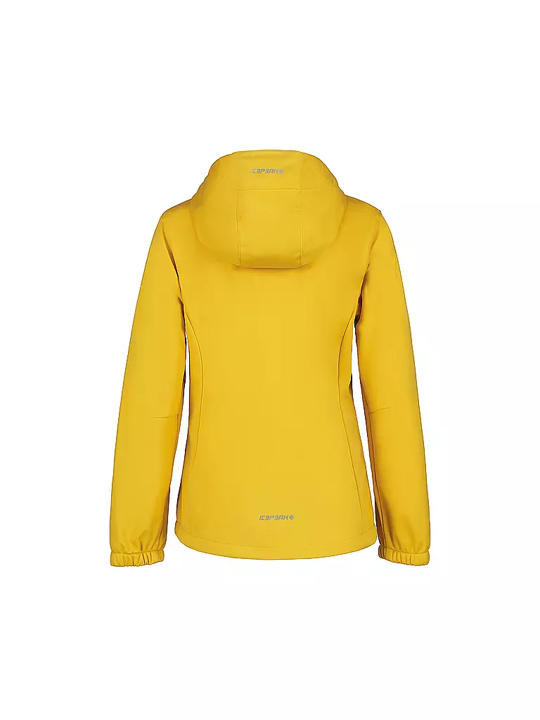 ICEPEAK | Chaqueta softshell para niña Kleve JR con capucha | Mostaza