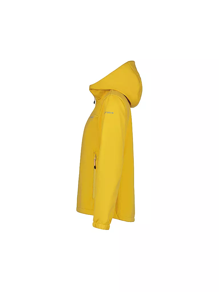 ICEPEAK | Chaqueta softshell para niña Kleve JR con capucha | Mostaza