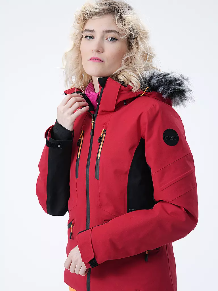 ICEPEAK | Damen Skijacke Fayette | Rojo