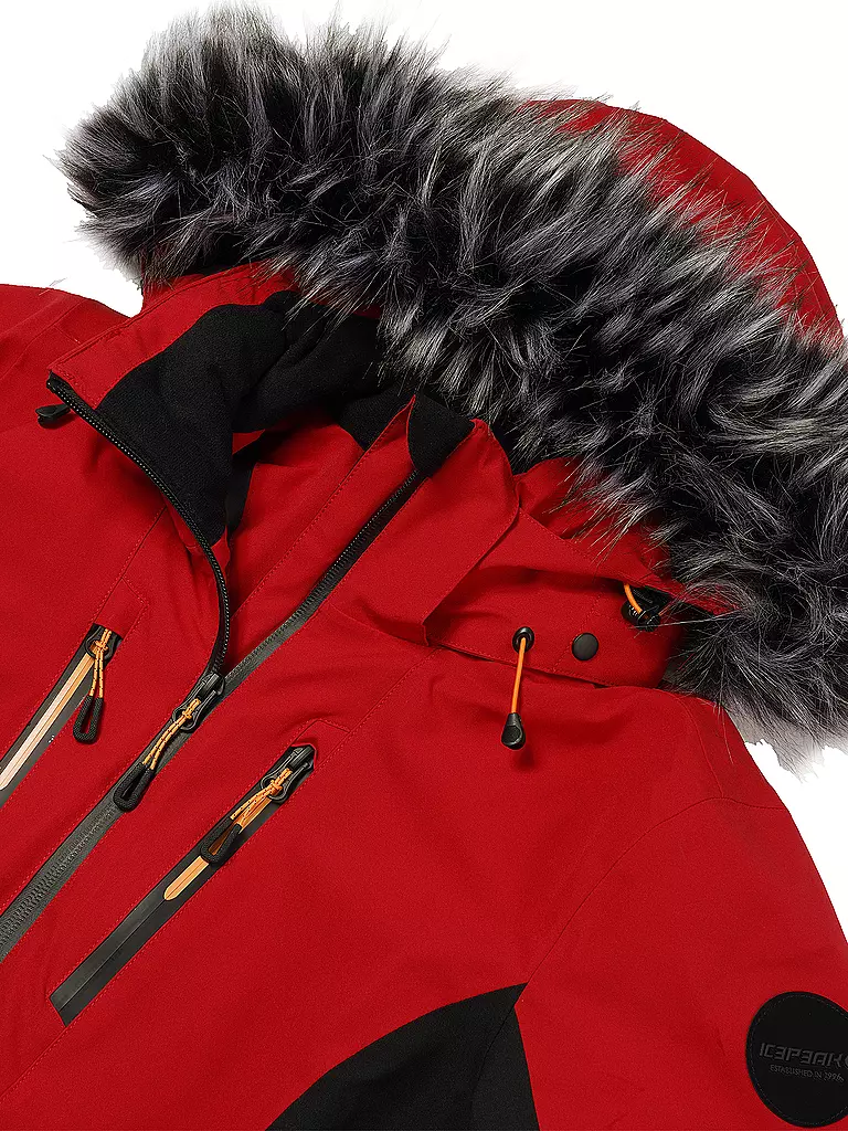 ICEPEAK | Damen Skijacke Fayette | Rojo