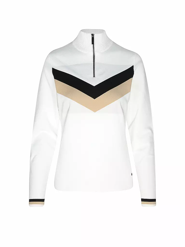 ICEPEAK | Damen Unterzieh Zipshirt Elwell | Blanco