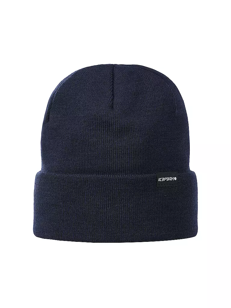 ICEPEAK | Gorro de lana Hereford | Azul oscuro