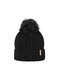 ICEPEAK | Gorro de mujer Hazen con pompón | Negro
