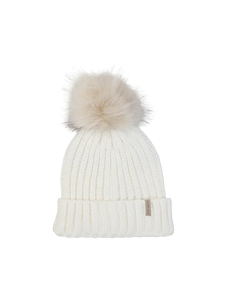 ICEPEAK | Gorro de mujer Hazen con pompón | Blanco