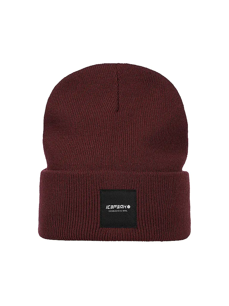 ICEPEAK | Gorro Harcourt | Rojo oscuro