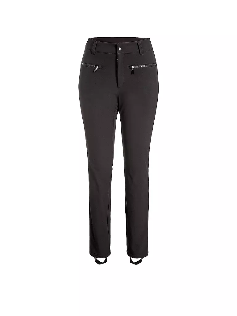 ICEPEAK | Pantalón de esquí softshell para mujer | Negro