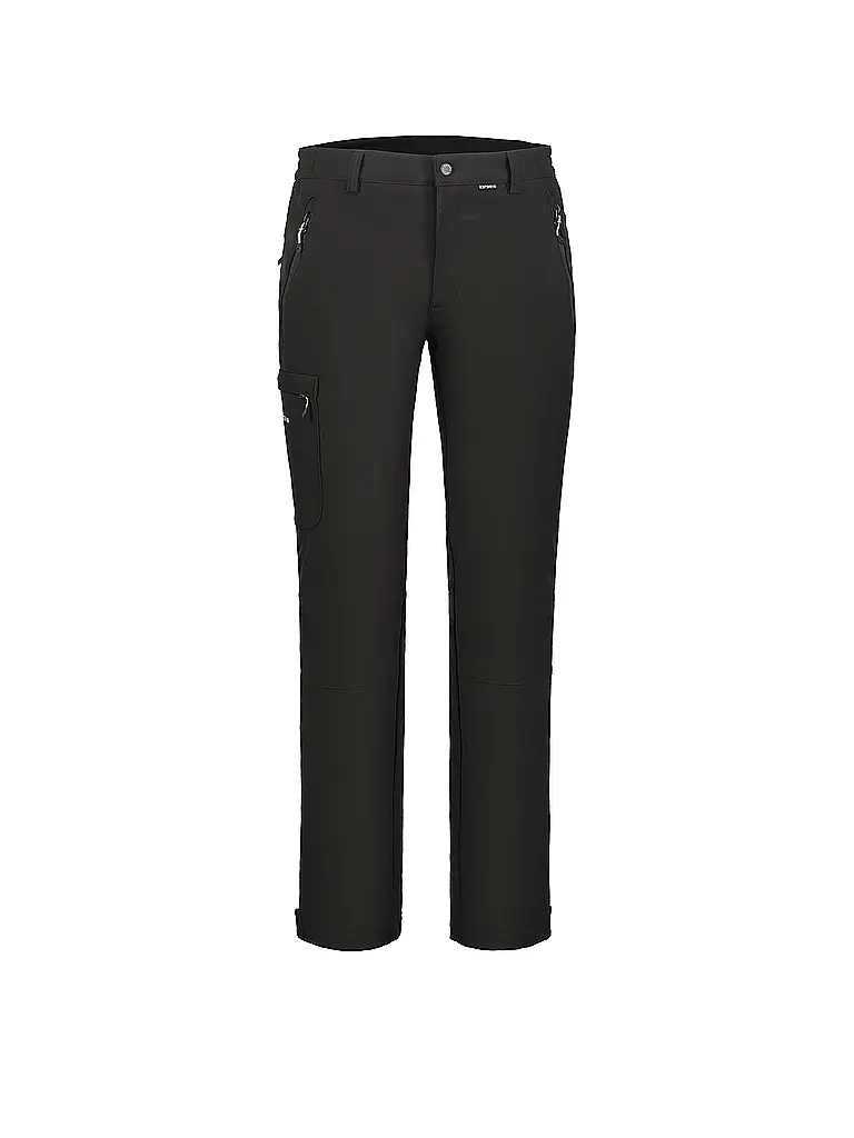ICEPEAK | Pantalón softshell Bouton para hombre | Negro