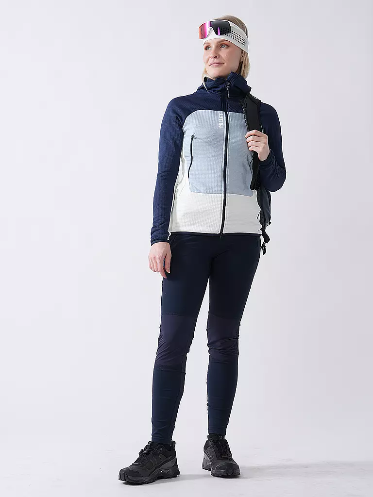 ICEPEAK | Pantalones de senderismo híbridos elásticos Bethune para mujer | Azul oscuro