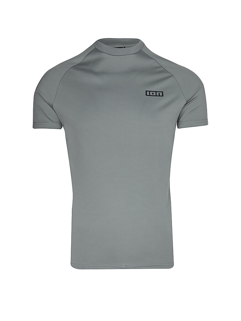 Camiseta de licra para hombre gris claro S