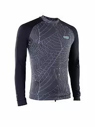 ION | Camiseta de playa Rashguard Maze para hombre | Gris