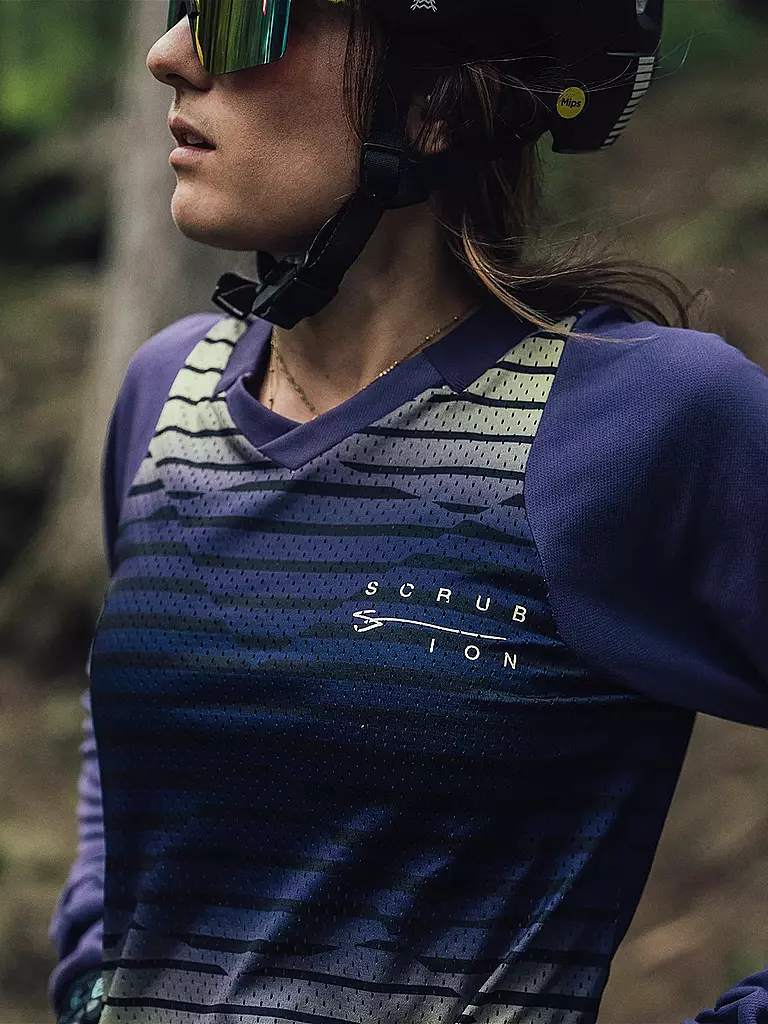 ION | Damen MTB-Shirt Scrub LS | Lila