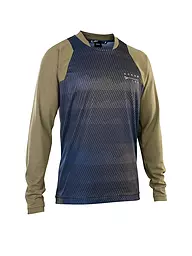 ION | Herren MTB-Shirt Scrub LS | Oliva