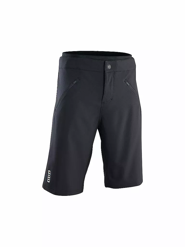ION | Herren Radshort Logo Plus | Negro