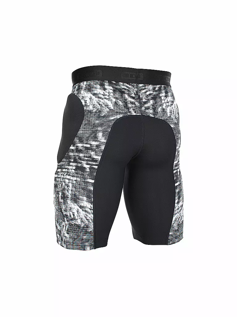 ION | MTB Protektorenshorts Scrub Amp | Negro