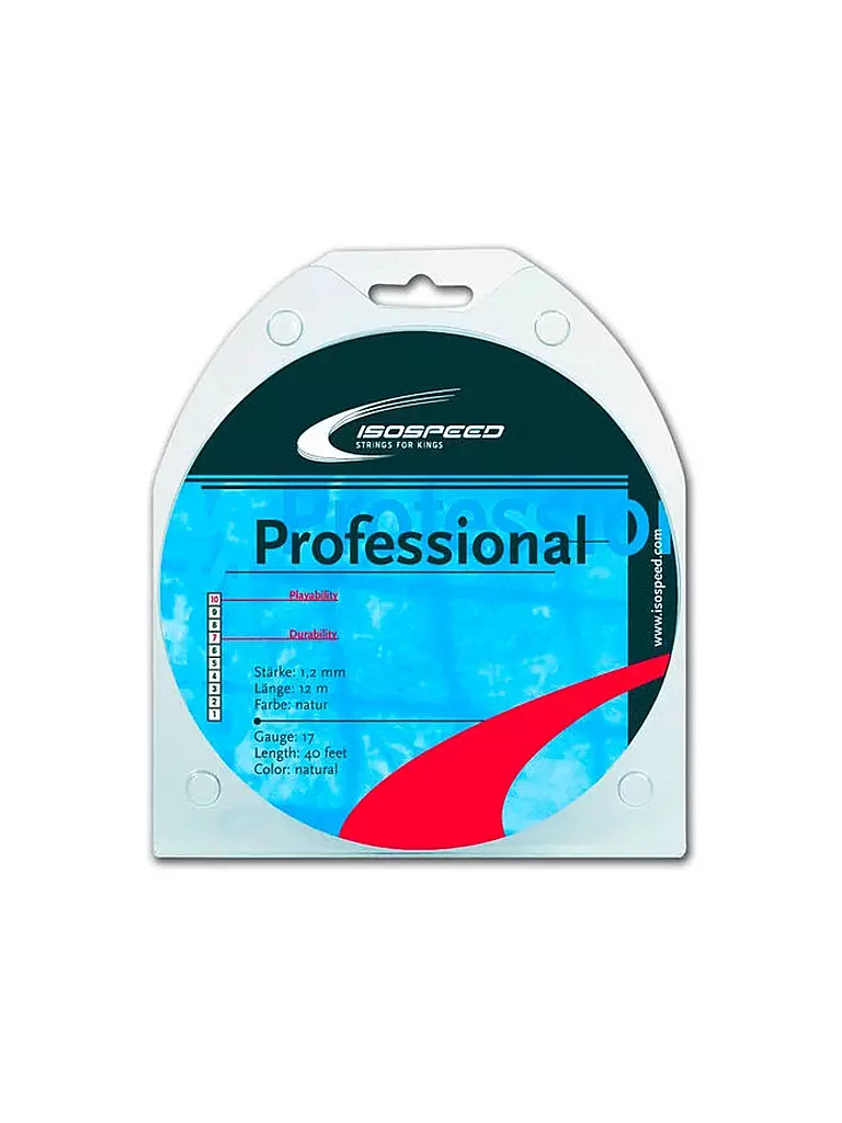 ISO SPEED | Cuerda de tenis Professional 12m | Plata