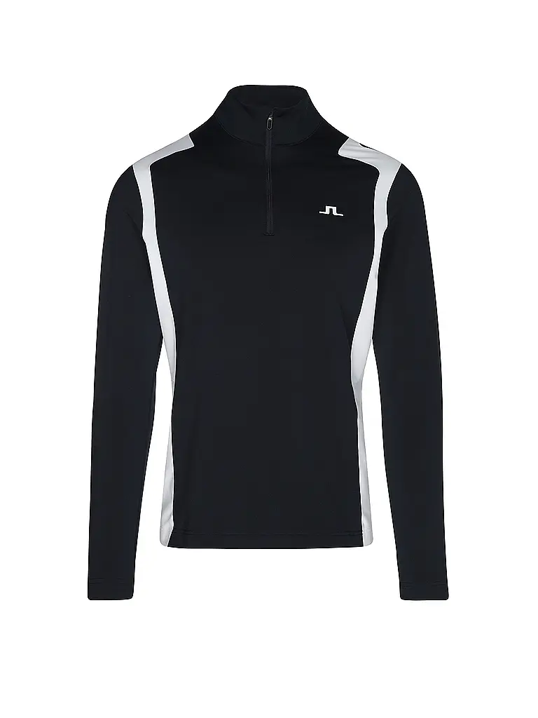 J.LINDEBERG | Camiseta interior con cremallera para hombre Lukas Quarter Zip Mid Layer | Azul oscuro