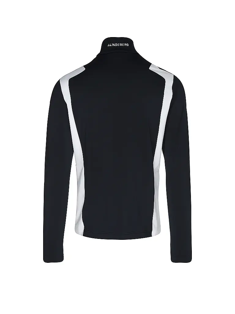 J.LINDEBERG | Camiseta interior con cremallera para hombre Lukas Quarter Zip Mid Layer | Azul oscuro