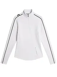 J.LINDEBERG | Camiseta interior con cremallera para mujer Nefe Quarter Zip Mid Layer | Blanco