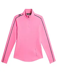J.LINDEBERG | Camiseta interior con cremallera para mujer Nefe Quarter Zip Mid Layer | Fucsia
