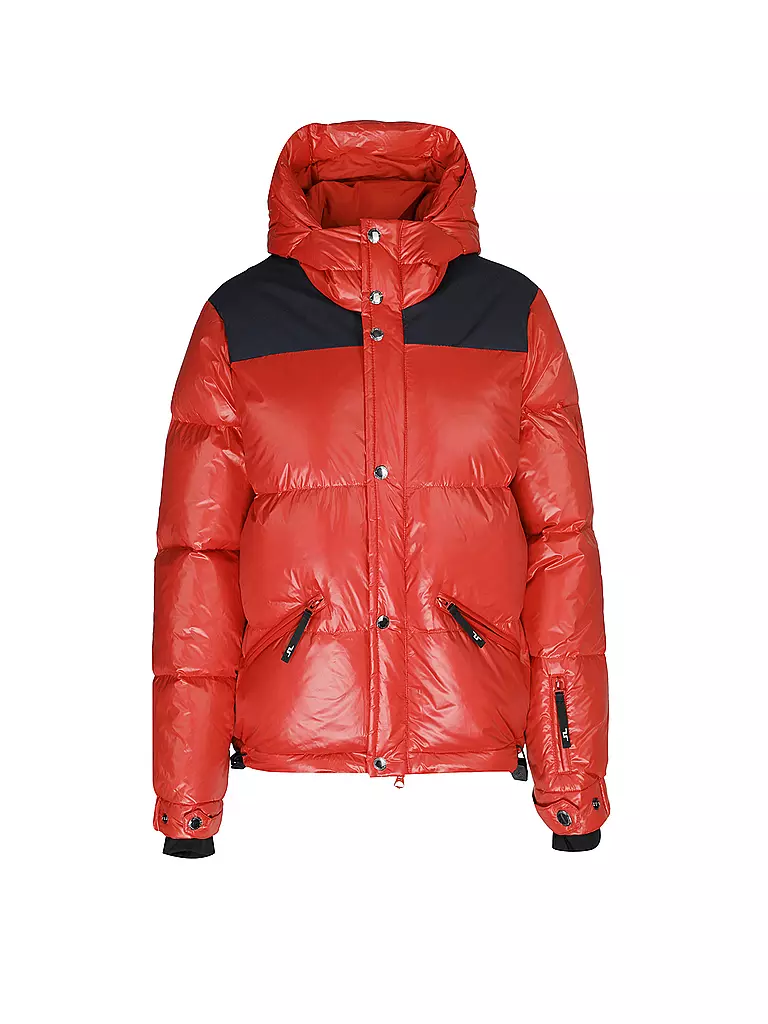 J.LINDEBERG | Damen Skijacke Solar Down | Rojo
