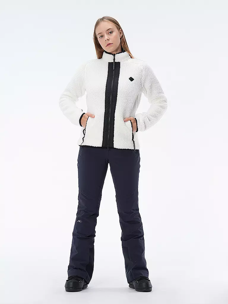 J.LINDEBERG | Damen Unterziehjacke Juniper Pile | Blanco