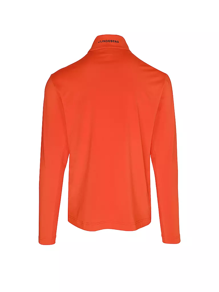 J.LINDEBERG | Herren Unterzieh Zipshirt Luke | Rojo