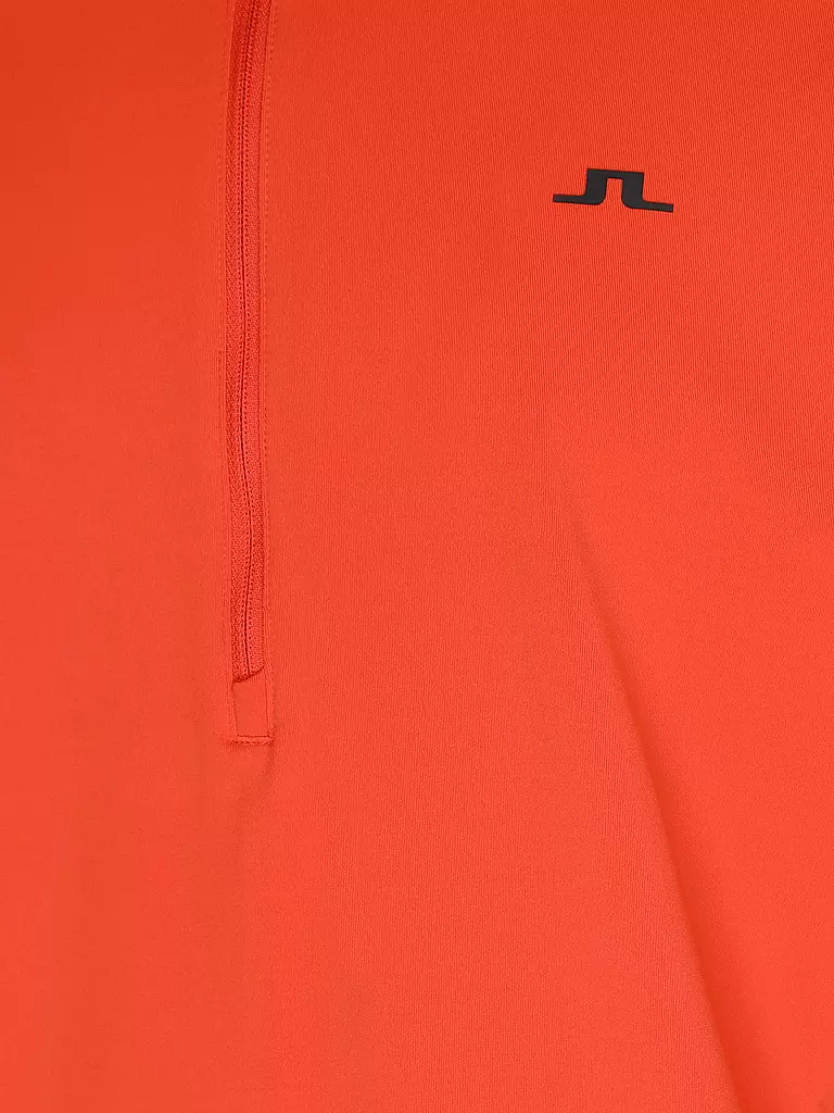 J.LINDEBERG | Herren Unterzieh Zipshirt Luke | Rojo