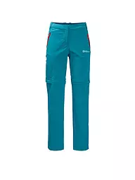 JACK WOLFSKIN | Damen Wanderhose Glastal Zip Off | Turquesa