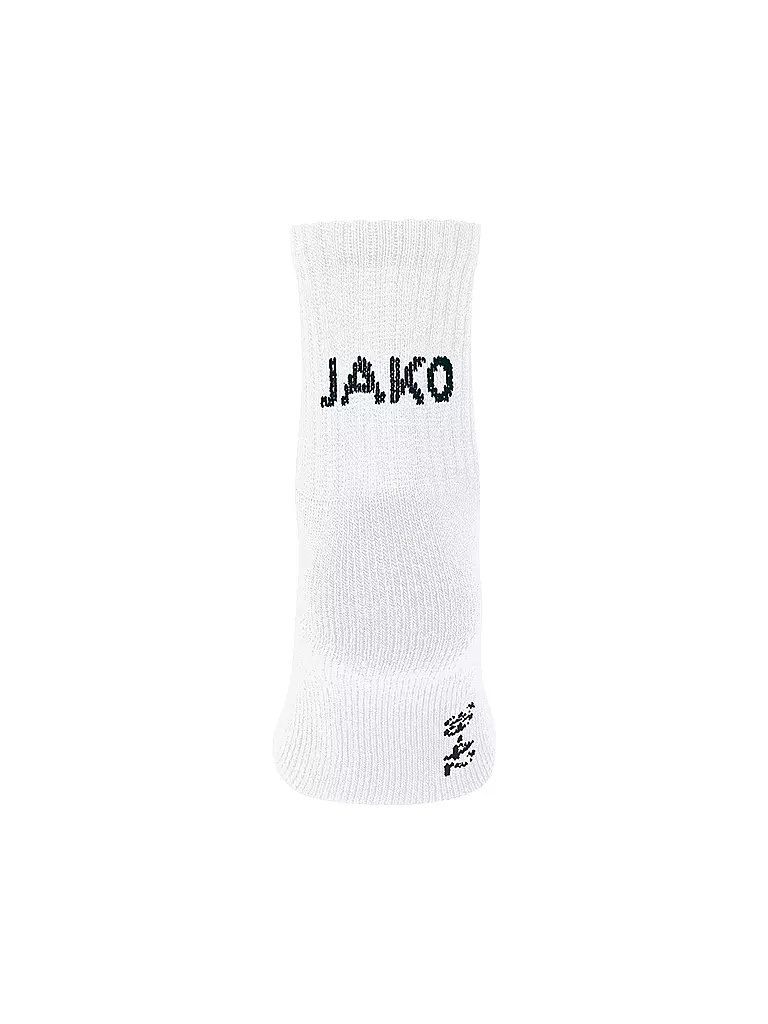 JAKO | Calcetines deportivos cortos, paquete de 3 | Blanco