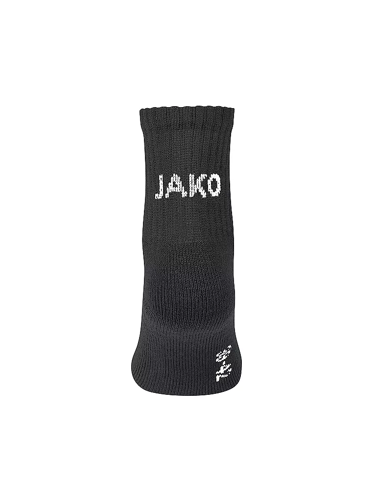 JAKO | Calcetines deportivos cortos, paquete de 3 | Negro