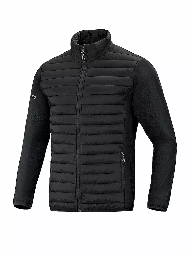 JAKO | Chaqueta de entrenamiento híbrida Premium para hombre | Negro