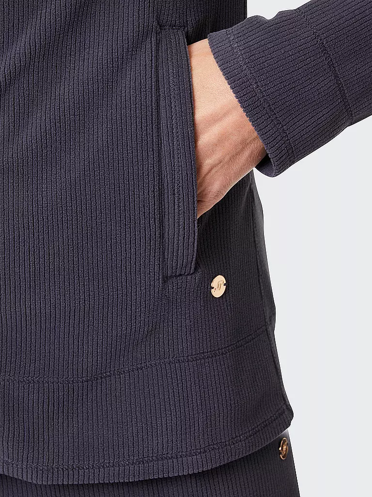 JOY SPORTSWEAR | DAmen Fleecejacke Josy Cord | Azul oscuro