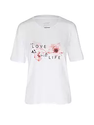 JOY SPORTSWEAR | Damen T-Shirt Luzie in Love with Life | Blanco