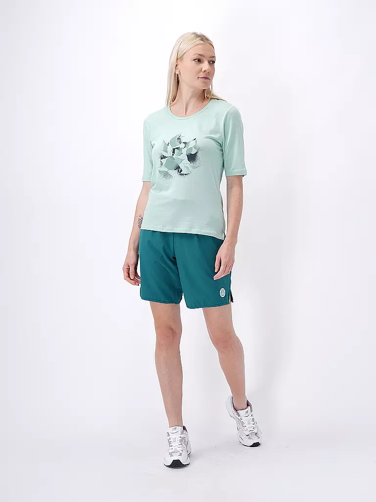 JOY SPORTSWEAR | Damen T-Shirt Melanie Flower Print | Menta