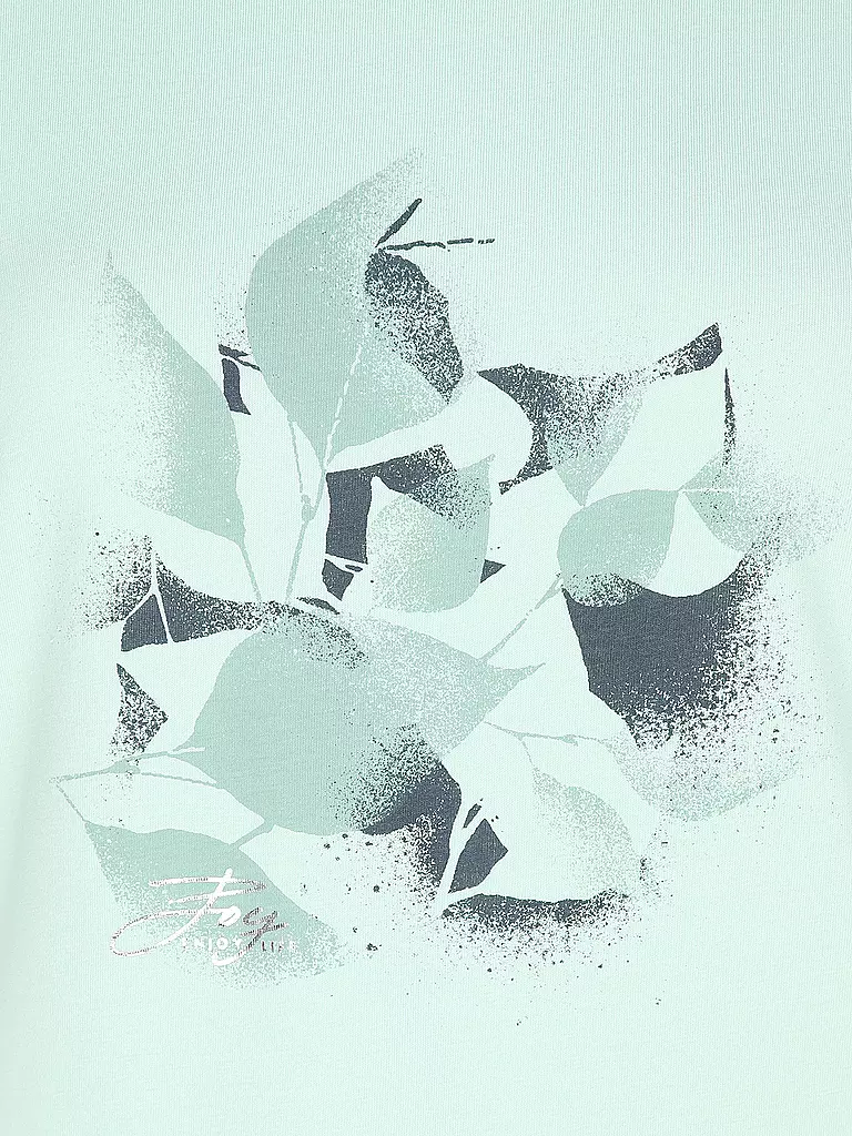 JOY SPORTSWEAR | Damen T-Shirt Melanie Flower Print | Menta