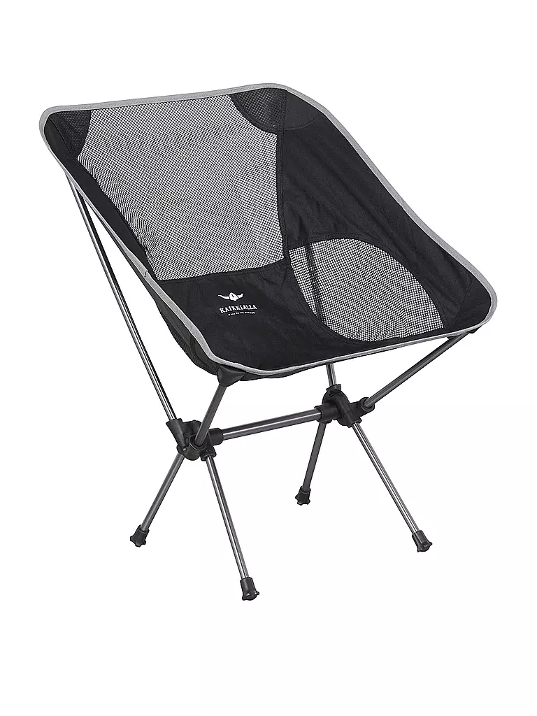KAIKKIALLA | Silla de camping plegable pequeña | Negro